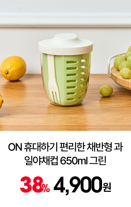 ON ÈÞ´ëÇÏ±â Æí¸®ÇÑ Ã¤¹ÝÇü °úÀϾßäÄÅ 650ml ±×¸°